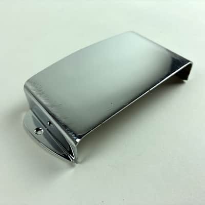 Fender Vintage Precision Bass Bridge Cover "Ashtray" Chrome 1960s–1970s image 2