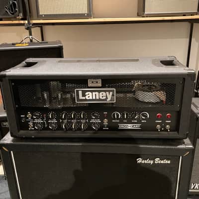 Laney IRT60H Ironheart 60-Watt Tube Guitar Amp Head 2010s - Black image 1