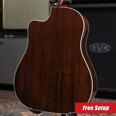 Epiphone J-45 Standard EC Acoustic/Electric Guitar - Vintage Sunburst with Gig Bag image 2