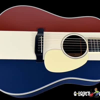 2023 Martin Custom Shop D Dreadnought Limited Run ~ Red, White & Blue image 1