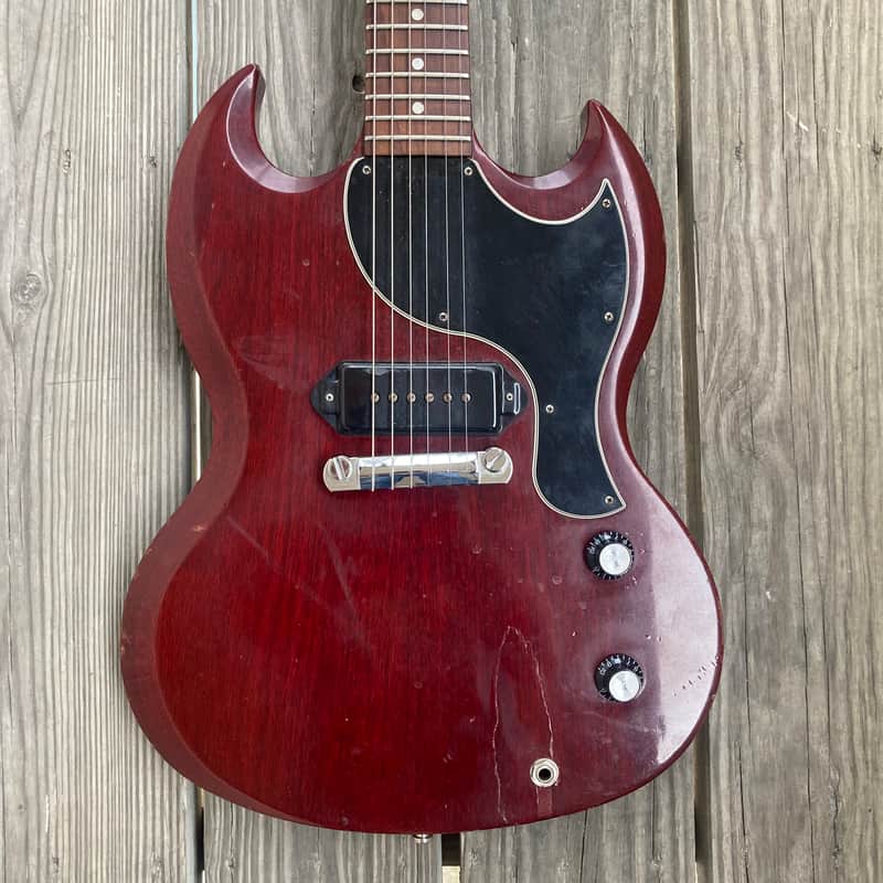 Gibson SG Junior 2011 - Heritage Cherry electric guitar Red Lollar