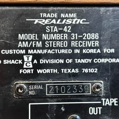 Immagine Realistic STA-42 1974 -Stereo Receiver - 9