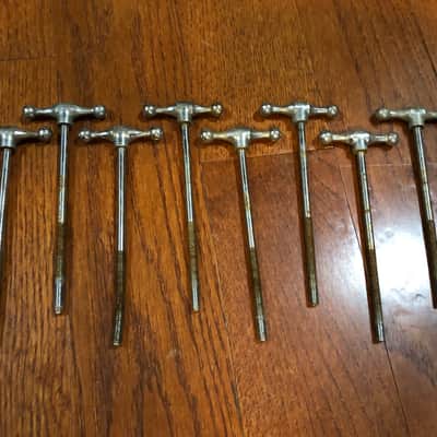 Slingerland radio king bass drum tension rods image 1