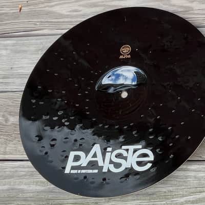 Paiste ALPHA II Colorsound Hyper Crash- 16”  Joey Jordison Slipknot Edition 2014 - Black Colorsound image 2