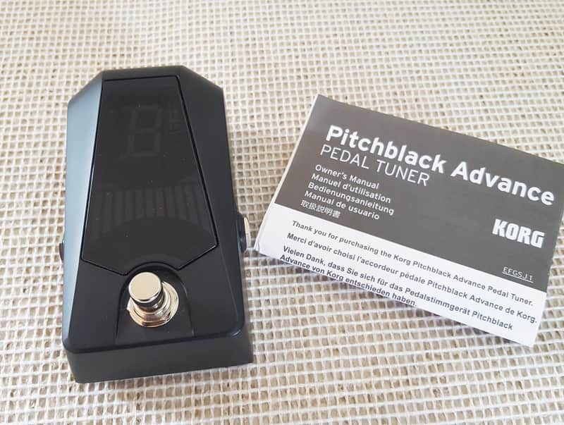 Korg Pitchblack Chromatic Guitar/Bass Tuning Pedal 2010s - Black image 1