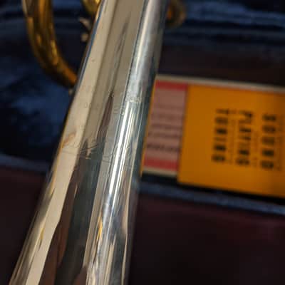Bach Stradavarious 25 1967 - Raw Brass & Silver Plated Bell image 4