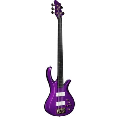 Schecter FreeZesicle-5 Electric Bass, 5-String, Purple image 6