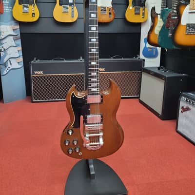 Gibson SG Standard Left Hand with Ebony Fretboard and Bigsby 1972 - 1985 - Walnut image 1
