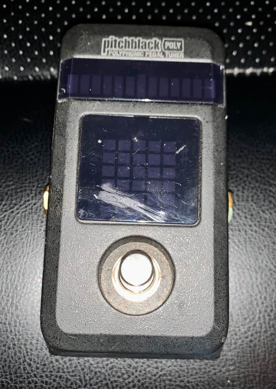 Korg Pitchblack poly Chromatic Guitar/Bass Tuning Pedal Black image 1