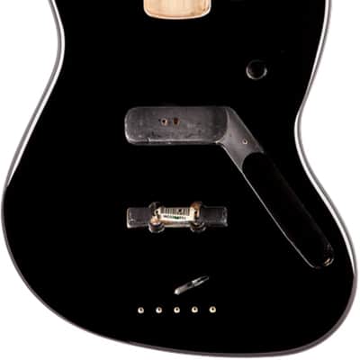 Fender Standard Series Jazz Bass Alder Body, Black image 2