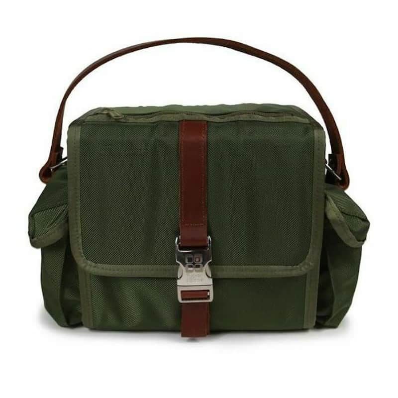 Tucker & Bloom DJ Sidekick 45 7" Vinyl Record DJ Bag 100 (olive ballistic) image 1