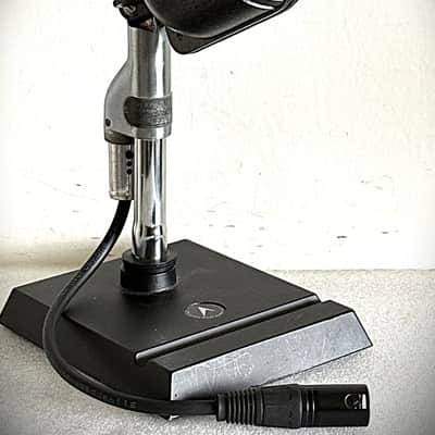 Vintage 1940's SHURE 708A "Stratoliner" Microphone , working w/stand & cable image 7