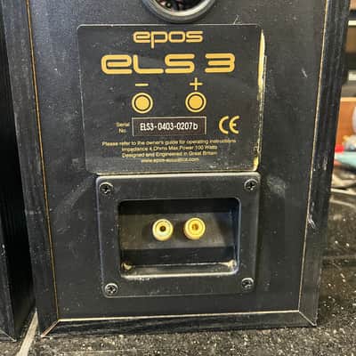Epos ELS 3 Bookshelf Speakers 100Watts 4 Ohms Black; Tested image 8
