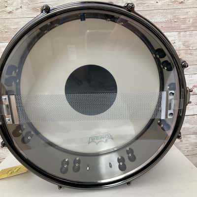 Used Orange County Drums and Percussion 13x4.5" Steel Snare BLACK NICKEL image 8