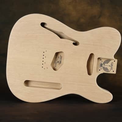 Grail USA Thinline Telecaster Body - Alder - 3 lbs. 14 oz. - Chambered - Unfinished image 2