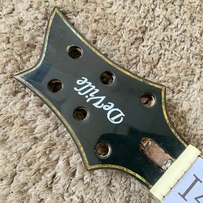 Deville HH Custom Electric Guitar, Tiger Maple Top Body, 24 Frets Rosewood Fingerboard Neck image 15