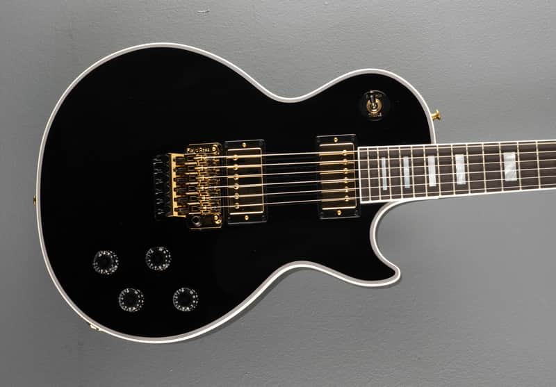 Gibson Custom Shop Les Paul Axcess Custom w/Ebony Fingerboard Floyd Rose Gloss - Ebony image 1