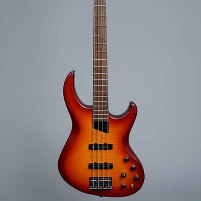 MTD Kingston Saratoga Deluxe 4 with Laurel Fretboard 2022 - Deep Cherry Burst image 7