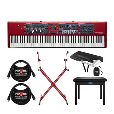 Nord Stage 4 88 88-Key Keyboard with Stand, Bench, Cables, and Cover