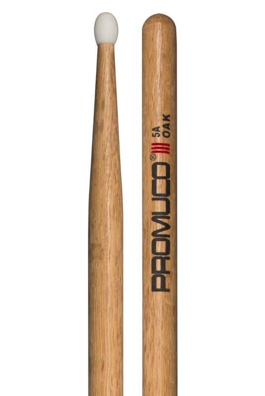 Promuco Oak Drumsticks - Nylon Tip 5A Nylon Tip image 1