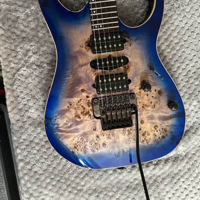 Ibanez RG1070PBZ-CBB Premium 2017 - 2019 - Cerulean Blue Burst image 5