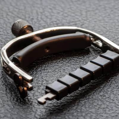 Paige Original P-6E-ETI 6-String Guitar Capo with ETI – Smokey Black Nickel image 1