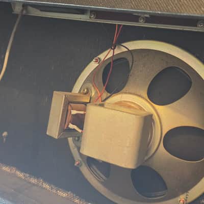 Vintage 60's Lafayette/Univox Tube Amp 99-9141WX Tremolo Reverb 8" Speaker image 7