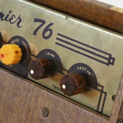 1956 Premier Model 76 Guitar Amplifier - 100% All Original, Nice Example, Sounds Great! image 4