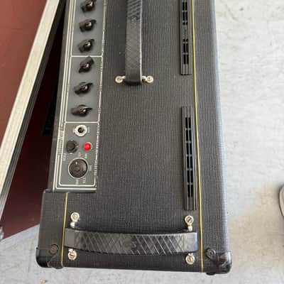 1965 Original Vox AC-30/6 Twin Top Boost 3-Channel 30-Watt 2x12" Guitar Combo - Black with Black Diamond Cloth image 3