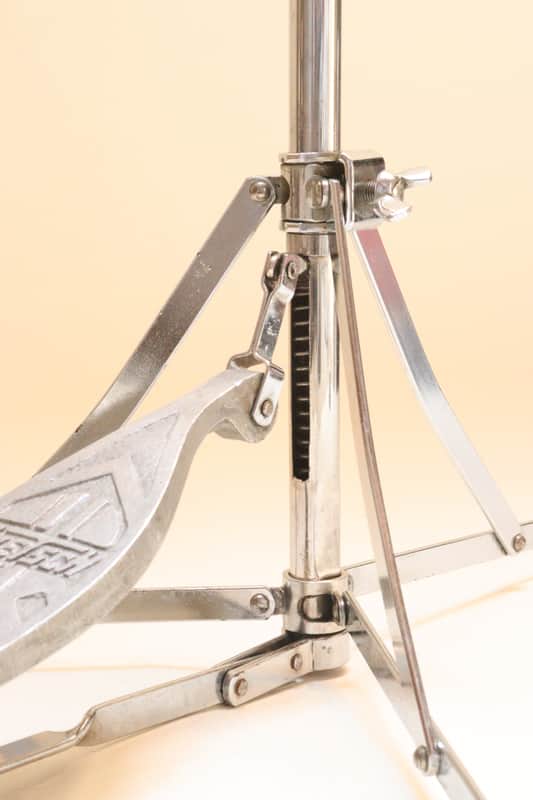 Gretsch Hi Hat Stand, Early Flat Base Version #4844, Original Clutch, Riveted Rubber Feet - 1961 to '63 / INSPECTED & TESTED image 1