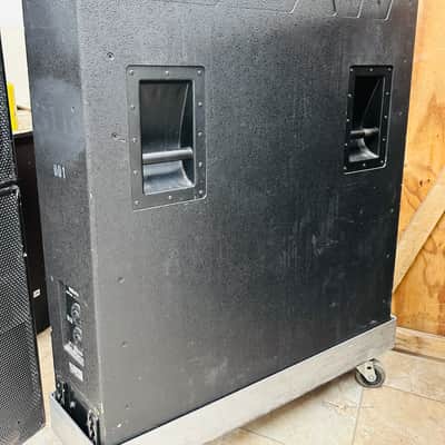 EAW SB750F Dual 18" Sub-Woofer Speakers - PAIR w/Dollies - Tested & Working image 8