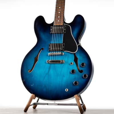 Gibson ES-335 Dot, Blue Burst | DEMO image 1