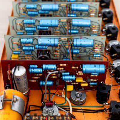 1970s Orange Voice of the World Vintage 6-channel PA Mixer Preamp Head image 11