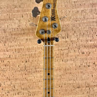 Ernie Ball Music Man Stingray Bass  1987 - Rare White w/ Figured Maple Neck image 12
