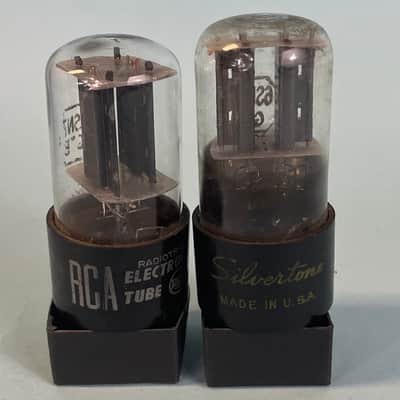 1950s RCA 6SN7GT Vintage Matched Pair Preamp Tubes! T94 image 1