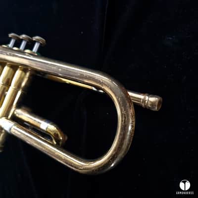 Extra early 40`s F.E Olds Ambassador Los Angeles Hubbard Morgan gamonbrass trumpet image 20