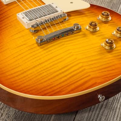 Gibson CUSTOM SHOP M2M LES PAUL STANDARD 1959 REISSUE 2H HT RW #932118 - Murphy Lab Ultra Light Aged Slow Iced Tea Fade image 4