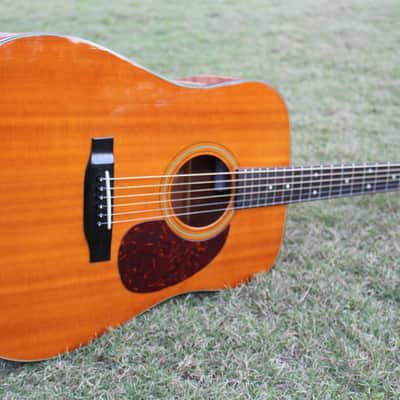 Beautiful Vintage 1980s Sigma SDM-18 by Martin Dreadnought Acoustic Guitar MIK Korea image 2
