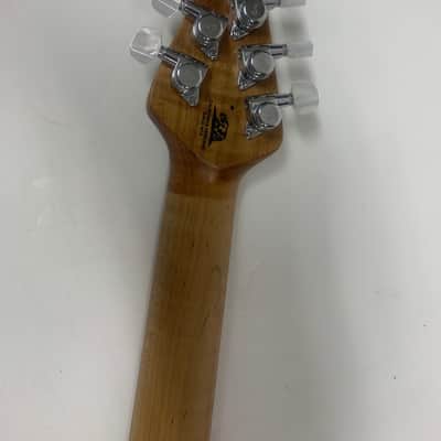 Ernie Ball Music Man Axis Super Sport with Tremolo 2021 - Roasted Amber Quilt image 8