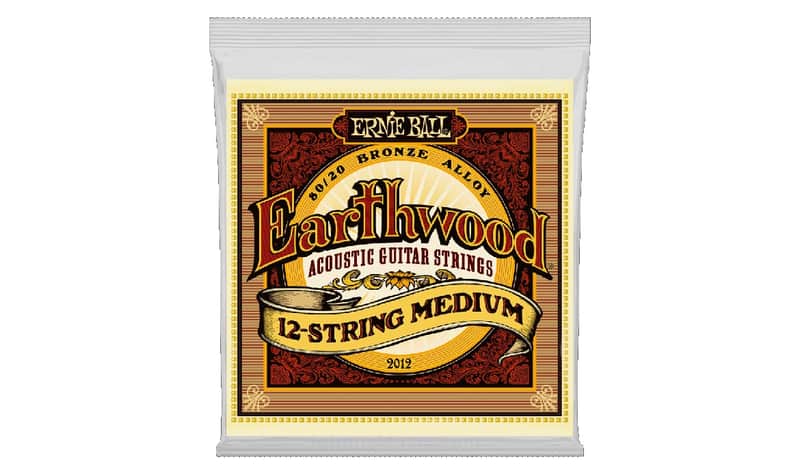 Earthwood Med 12-String 80/20 Bronze Acoustic Guitar String Set 11/11-52/28 Gauge 80%-Cu+20%-Zn Wnd-Wire Wrap Over Brass-Plated Hi-C Steel Hex-Core image 1