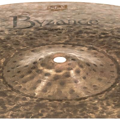 Meinl Byzance Dark Crash 16" B16DAC, Dark Finish - Crash Cymbal image 3