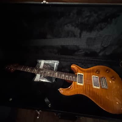 PRS Custom 22 10-Top Tremolo - 2001 - Violin Amber - Dragon II - East Indian Rosewood Fingerboard - Wide Fat Carve - NOS New Old Stock Like New Condition Massive Tight Flame OHSC image 15
