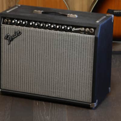 Fender Concert 2-Channel 60-Watt 1x12" Guitar Combo 1981 - Black + Footswitch -Jensen P12n image 2