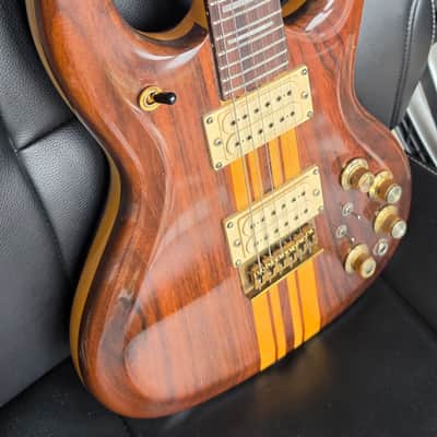 Vintage Custom Neck-Through Guitar — Alembic Style — Shadow Pickups & Schaller Tuners image 3