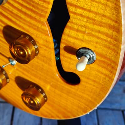PRS Hollowbody I Piezo 10Top -2006- Vintage Yellow image 14