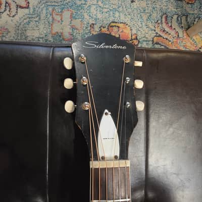 1968 Silvertone 57P633L Jumbo Acoustic Guitar - w/Case image 15