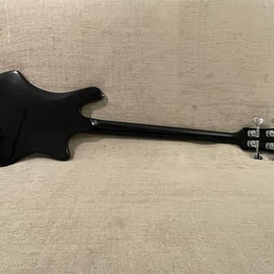 1979 Guild B-302 Left Hand Black 34” Scale Electric Bass Made In USA Rare Hard To Find Lefty - Video Demo image 10