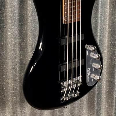 Warwick RockBass Corvette Basic Black Active Short Scale 4 String Bass & Bag Blem #1021 image 5
