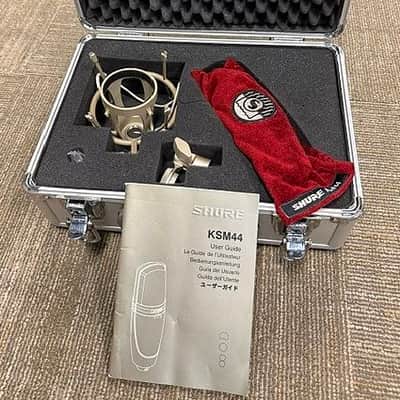 Shure KSM44 Large Diaphragm, Side Address, Condenser Microphone w/ Case, Shockmount, Excellent Condition image 1