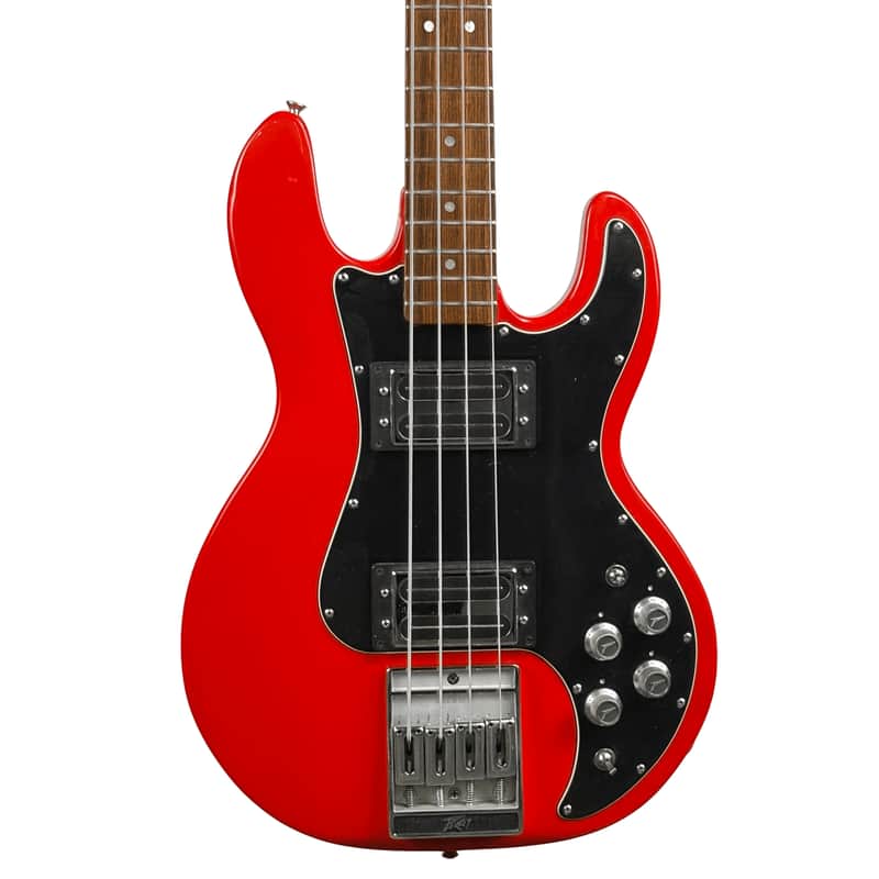 Peavey T-40 4-String Bass, Rosewood Fretboard, Red 1980 W/OHSC (Used) image 1